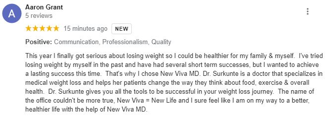 Weight Loss Chandler AZ Patient Testimonial