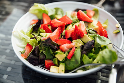 Weight Loss Chandler AZ Strawberry Avocado Almond Salad Smaller