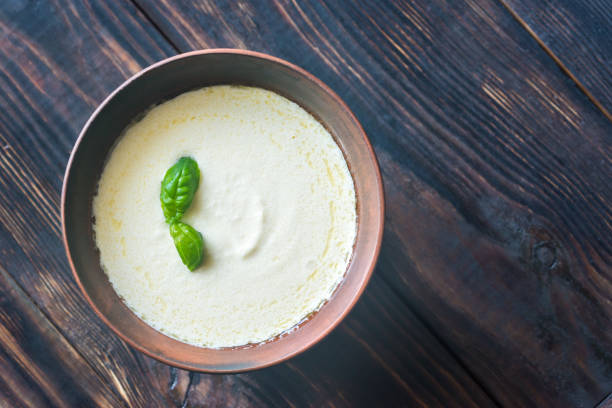 Bowl of alfredo - Italian pasta sauce