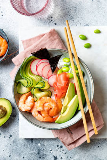 Weight Loss Chandler AZ Low Carb Shrimp Sushi Bowl Recipe