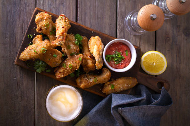 Baked Garlic Wings
