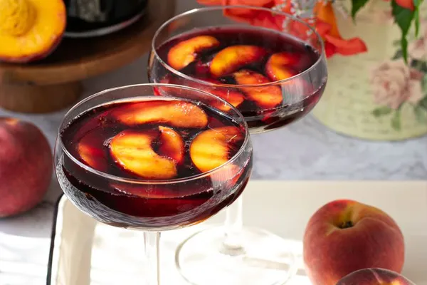 Peaches in Red Wine in Chandler AZ